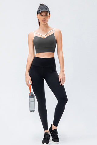 Wide Waistband Slim Fit Active Leggings Wide Waistband Slim Fit Active Leggings