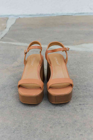 Weeboo Feel It Platform Heel Sandals Weeboo Feel It Platform Heel Sandals