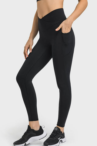 V-Waist Yoga Leggings with Pockets V-Waist Yoga Leggings with Pockets