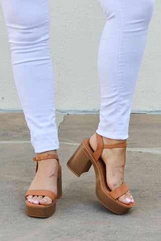 Weeboo Feel It Platform Heel Sandals Weeboo Feel It Platform Heel Sandals