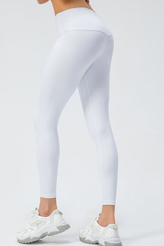 Wide Waistband Slim Fit Active Leggings Wide Waistband Slim Fit Active Leggings