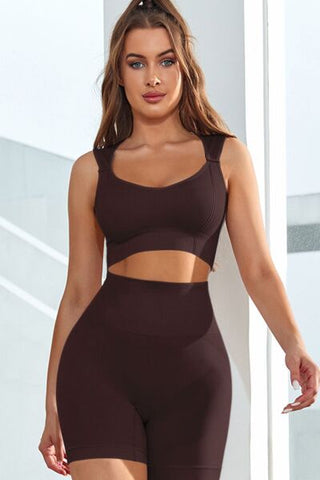 Scoop Neck Wide Strap Active Tank Scoop Neck Wide Strap Active Tank