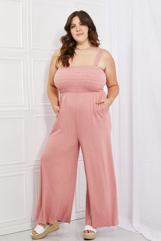 Zenana Only Exception Full Size Striped Jumpsuit Zenana Only Exception Full Size Striped Jumpsuit