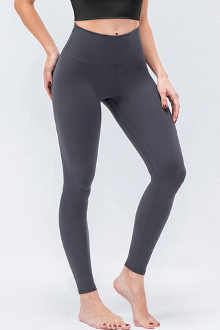 Wide Waistband Slim Fit Active Leggings Wide Waistband Slim Fit Active Leggings