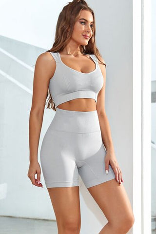Scoop Neck Wide Strap Active Tank Scoop Neck Wide Strap Active Tank