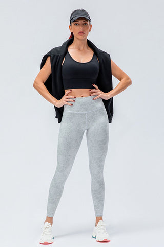Wide Waistband Slim Fit Active Leggings Wide Waistband Slim Fit Active Leggings