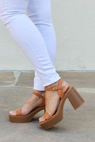Weeboo Feel It Platform Heel Sandals Weeboo Feel It Platform Heel Sandals