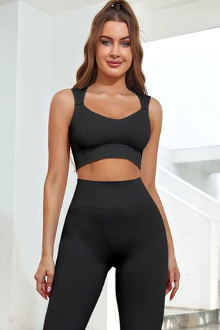 Scoop Neck Wide Strap Active Tank Scoop Neck Wide Strap Active Tank