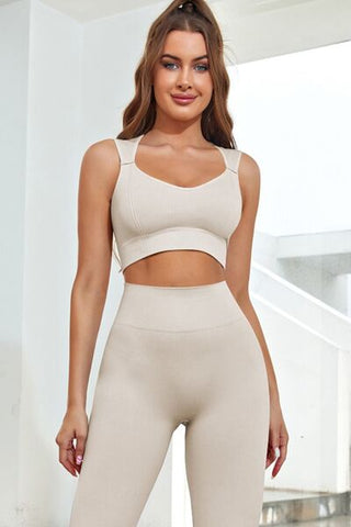 Scoop Neck Wide Strap Active Tank Scoop Neck Wide Strap Active Tank