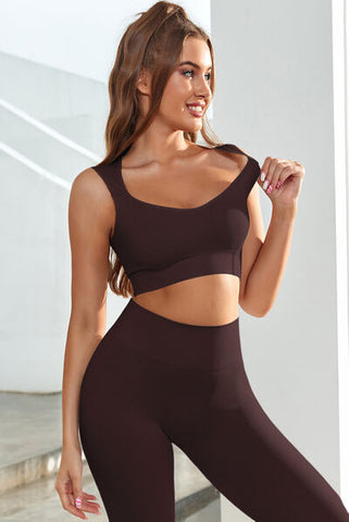 Scoop Neck Wide Strap Active Tank Scoop Neck Wide Strap Active Tank