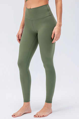 Wide Waistband Slim Fit Active Leggings Wide Waistband Slim Fit Active Leggings
