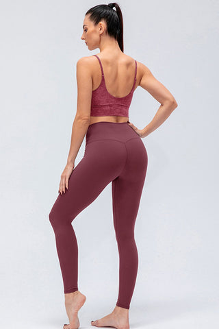 Wide Waistband Slim Fit Active Leggings Wide Waistband Slim Fit Active Leggings