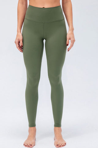 Wide Waistband Slim Fit Active Leggings Wide Waistband Slim Fit Active Leggings