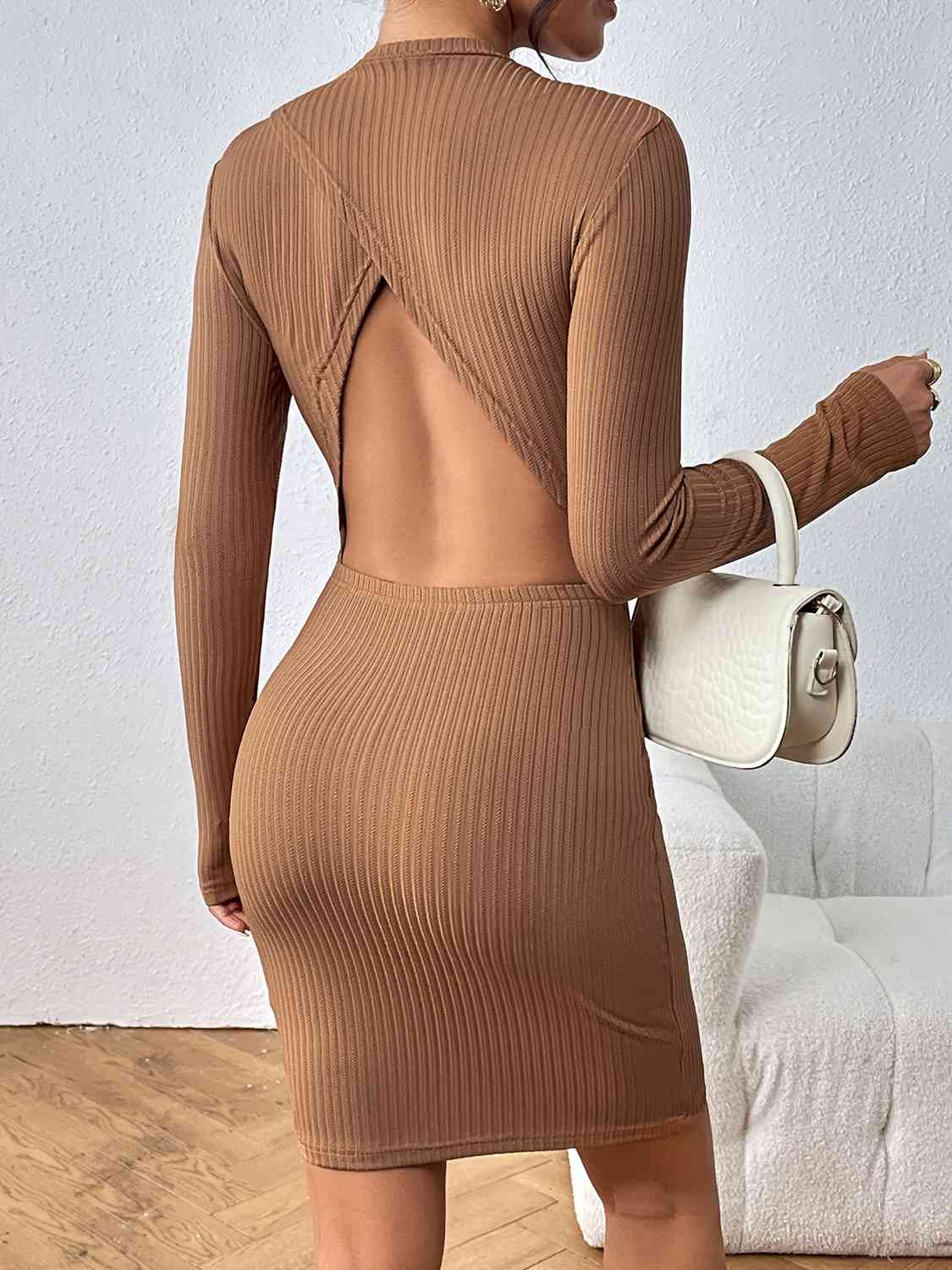 Long Sleeve Ribbed Mini Dress Effortless Fashion Boutique Long Sleeve Ribbed Mini Dress Effortless Fashion Boutique